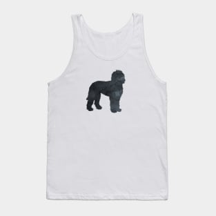 Goldendoodle Black Silhouette Art Tank Top